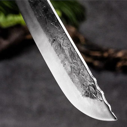 Cleaver Messer in stilvoller Verpackung mit Zubehör präsentiert. Cleaver Messer – Hochwertige Verpackung und Zubehör für ein exklusives Kocherlebnis.