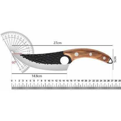 Das Giuto Messer in edler Verpackung, ideal für Transport oder als hochwertiges Geschenk. Giuto Messer Verpackung: Elegant, sicher und perfekt für Transport und Aufbewahrung.